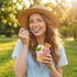 Jingmore 240 Set 8 oz Summer Paper Ice Cream Cups Bulk with Spoons Disposable Sundae Bowls Colorful Paper Dessert Cups