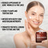 MAJESTIC PURE Whipped Argan Oil Moisturizer Face Cream, 8oz - Hydrates Dry and Oily Skin with Vitamin E, A, Collagen &