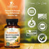 Nature's Tumeric Turmeric Curcumin Supplement with BioPerine, Ginger & Glucosamine, 2000mg, 60 Vegan Capsules