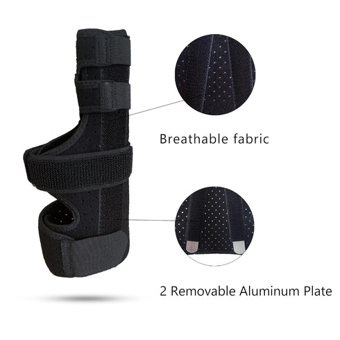 Boxer Break Metacarpal Splint Brace, 4th or 5th Finger Support, Medium Size