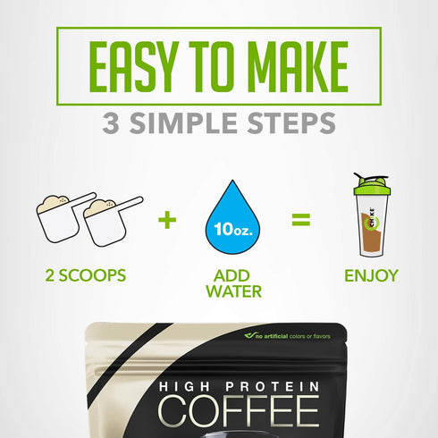 Chike Vanilla High Protein Iced Coffee - 20g Protein, 2 Shots Espresso, Keto Friendly, 14 Servings