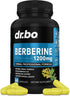 Berberine Supplement Capsules, 1200mg HCL for Healthy Metabolic Support, 60 Pills, Pure Berberine