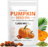 Mcukv Pumpkin Seed Oil with Saw Palmetto, 1000mg per Serving, Cold Pressed Pumpkin