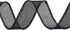 MEEDEE Black Burlap Wired Ribbon, 1.5 Inch, 10 Yards for Crafts, Gift Wrapping, and Home Decorating