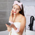 Headbands for Women - Spa Headband & Wristband Set for Washing Face, Facial Mask, Makeup & Skin Care