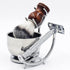 Shaving Stand and Double Stainless Steel Design - Shave Soap Bowl for Thick Lather, Unbreakable