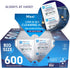 Maxi Clean 600 Glasses Wipes Lens Cleaner - Lens Wipes for Eyeglasses - Pre-moistened Individually Wrapped Wipes