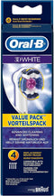 Oral-B Genuine 3D White Replacement Toothbrush Heads, Pack of 4 for Electric Toothbrush