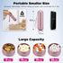 Zannaki Weekly Pill Organizer - Metal Moisture Proof, Stackable Aluminum Alloy, BPA Free, 7 Day Pill Box Case