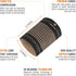 Copper Arch Support for Plantar Fasciitis, 2 Half Socks/Sleeve Compression Brace for Women and Men, Foot Care Aid