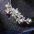 Latious Silver Crystal Bride Wedding Hair Comb, Rhinestone Bridal Hair Clip, Sparkly Gem Hair Accessories for Women and