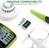 9V Rechargeable Battery, 1000mAh Long Lasting Lithium, 2 in 1 USB-C Fast Charging Cable, High Capacity (2 Pack)