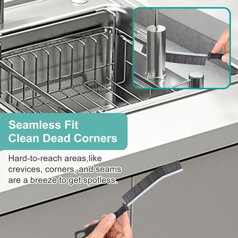 Slots(5pcs) Crevice Cleaning Brush,New Multifunctional Gap Cleaning Brush Tool,Thin Scrub Brush Hard-Bristled Gap Scrub