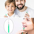 Patelai 100 Pieces Braces Brush for Cleaner Interdental Brush Toothpick Dental Hygiene Flosser (Green)