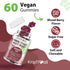 Nitric Oxide Beet Root Gummies 6000MG Supplements - Sugar Free Beetroot Grapeseed Powder