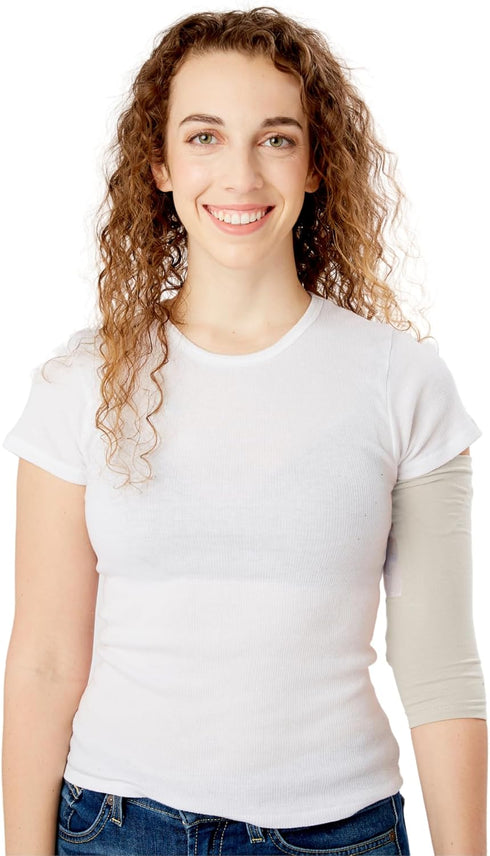 Care+Wear Medium PICC Line Cover - Ultra-Grip Sleeve with Mesh Viewing Window