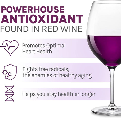 Reserveage Beauty - Resveratrol Gummies 100 mg | Antioxidant Supplement for Heart Health, Supports Healthy Aging, Vegan