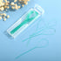 100 Pcs Multifunctional Floss Threaders (Green) for Deep Clean Flossing Braces, Bridges, and Implants