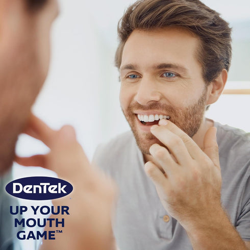 DenTek Fresh Clean Floss Picks for Extra Tight Teeth, 75 Count, 3 Pack
