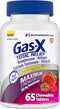 Gas-X Total Relief Chewable Tablets, Maximum Strength Gas Relief Simethicone 250 mg, Bloating Relief, 65 Count