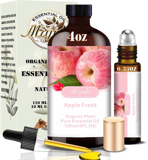 Set, 16oz 4oz Set Lavender & Apple Orchard Harmony & Pure Natural Scent for Diffusers, Aromatherapy, Seasonal Blends