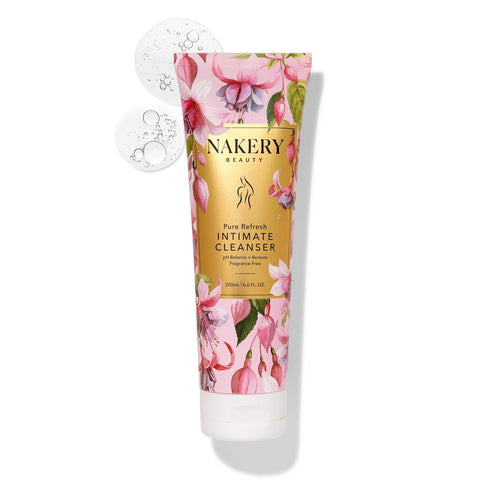 Nakery Intimate Wash Women pH Balanced Vaginal Cleanser - Hydrating Feminine Wash