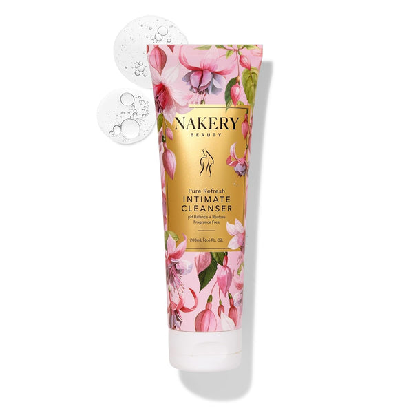 Nakery Intimate Wash Women pH Balanced Vaginal Cleanser - Hydrating Feminine Wash