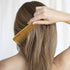 MRD Hair Brush Set, Natural Bamboo Comb Paddle Detangling Hairbrush, Wide-tooth & Tail Comb for All Hair Types