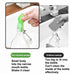 Bottle Cleaning Sponge, Beans-Shaped Reusable Sponge, Heat Resistant for Internal Cleaning of Small Mouth Bottles