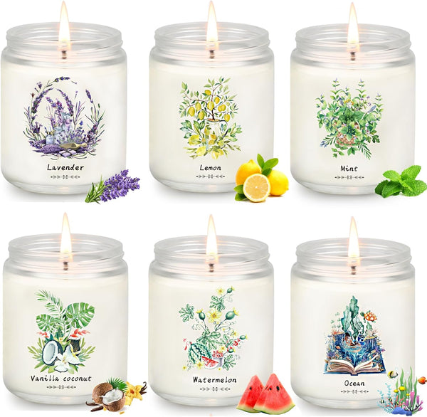 Candles for Home Scented,37.8 oz Long Lasting, Natural Non Toxic Soy Candles,