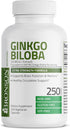 Bronson Ginkgo Biloba Extra Supports Memory & Brain Function, 250 Vegetarian Capsules