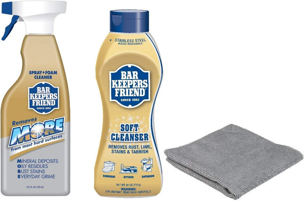 ONDAGO Soft Cleanser Premixed Formula 26 oz and Spray + Foam 25.4 oz