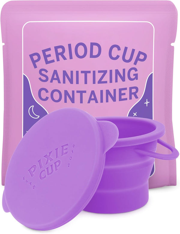 Pixie Menstrual Cup Compact Sterilizer for Feminine Care - Good for Public