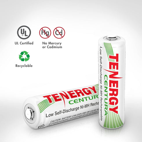 Tenergy 2000mAh Pack 16 Count AA Rechargeable NIMH Battery Pre-Charged Household Battery Low Self Discharge High