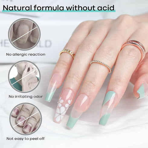 modelones Nail Dehydrator, 15 ml Acid Free Nail Prep Dehydrator for Press Ons/Acrylic Nails