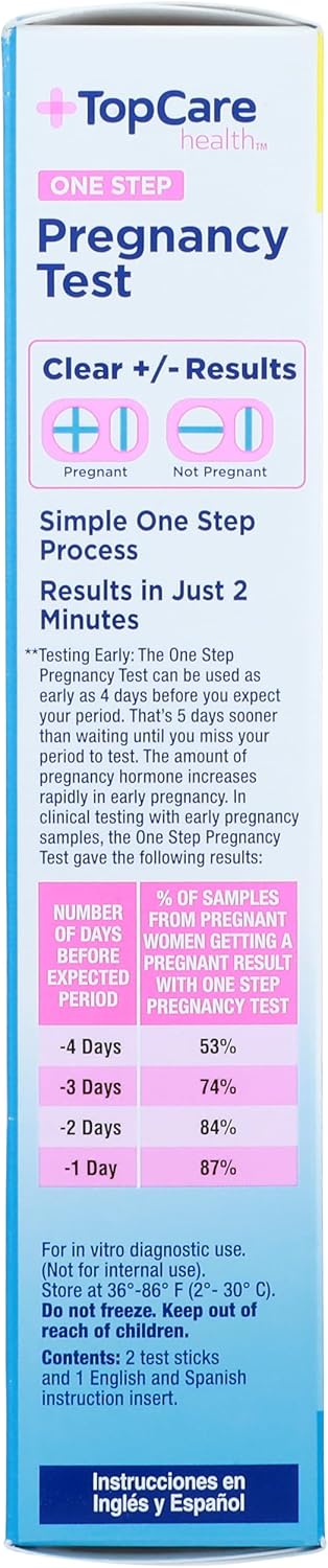 Topcare 2 Count , Pregnancy Test