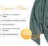 Happyluxe Escape Sleep Mask - Buttery Soft Airplane Eye Mask for Sleeping, Machine Washable, Sage Green