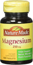 NATURE MADE Magnesium, 250 mg, 100 Tablets