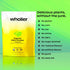 wholier Organic Plant Protein + Prebiotics, 21g Vegan Protein, 5g Fiber, Vanilla Bean