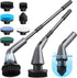 VICNOVA Electric Spin Scrubber, IPX7 Waterproof 2-Speed, Extendable Long Handle Cordless Cleaning