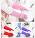 4 Pair Waterproof Reusable Nitrile Gloves for Dishwashing, Car-washing, Laundry, Household Cleaning