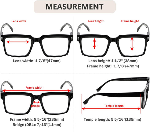 Eyekepper Design Oversized Reading Glasses for Women - Fashionable Readers - Blue +4.00