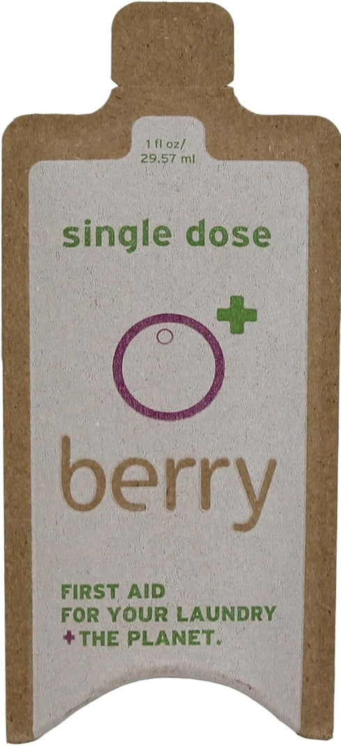 BerryPLUS Soap Berry, 1-FL OZ Eco-Friendly Natural Single Load Laundry Detergent, 10-Packets