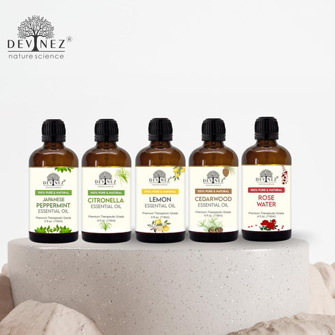 Japanese Peppermint Essential Oil with Premium Dropper - 100% Pure Natural Oil for Aromatherapy (118 ml)