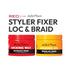 Red by Kiss Hold Locking Gel - Ultimate Hold for Thin Locs & Twists, Non-Frizz, Non-Flaking, Enriched with Castor Oil