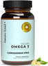 Future Kind Vegan Omega 3 Supplement - Glass Bottle, DHA EPA for Joint & Mood Support - 2 Month Supply