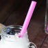 100 Extra Large Plastic Bubble Tea Smoothie Straws, 1/2" Wide x 8 1/2" Long Boba Straws