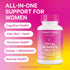 Pink Stork Total Women's Multivitamin - Supports Hair, Skin, Nails, Bone Health & Immune System - 30 Capsules