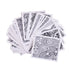 Valuu Black Lace Flower Nail Art Stickers, 40 Sheets Water Transfer Decals for DIY Manicure Tips