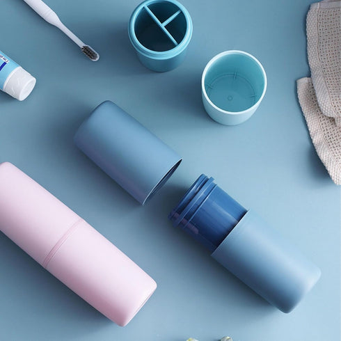 Set, Sorandy Portable Toothbrush Toothpaste Holder, Multifuction Toothbrushes Toothpaste Travel Toothbrush Case
